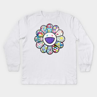 VINTAGE POP ART Kids Long Sleeve T-Shirt